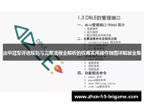 法甲冠军评选规则与完整流程全解析的权威实用操作指南详解版全集 法甲冠军评选规则与完整流程全解析的权威实用操作指南详解版全集